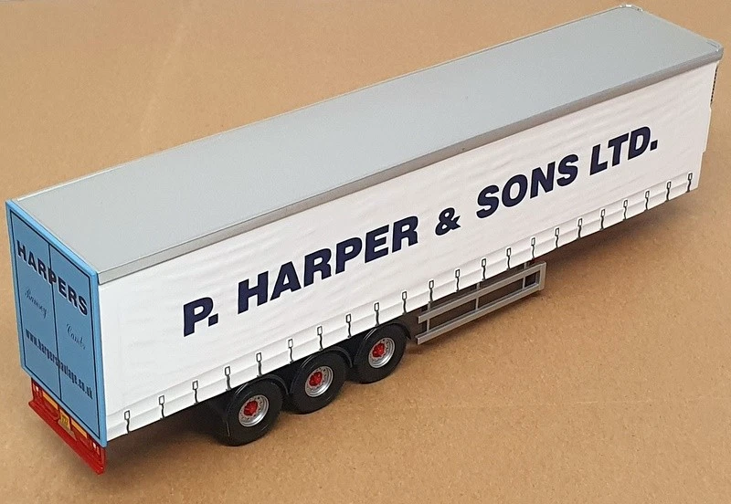 Corgi 1/50 Scale CC15006 - R. Harper & Sons Ltd. Fridge Curtainside TRAILER ONLY - Image 2 of 4