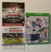 John Madden 2017 Xbox One case & inserts no game X-box 17 $0.99