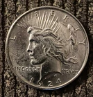 1924-P Peace Silver Dollar 90% Silver Circulated Very Good Condition Nice Coin
