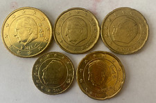 LOT OF 5 EURO (1) 10-2001 & 2009, (3) 20-2006, 1-50-2011