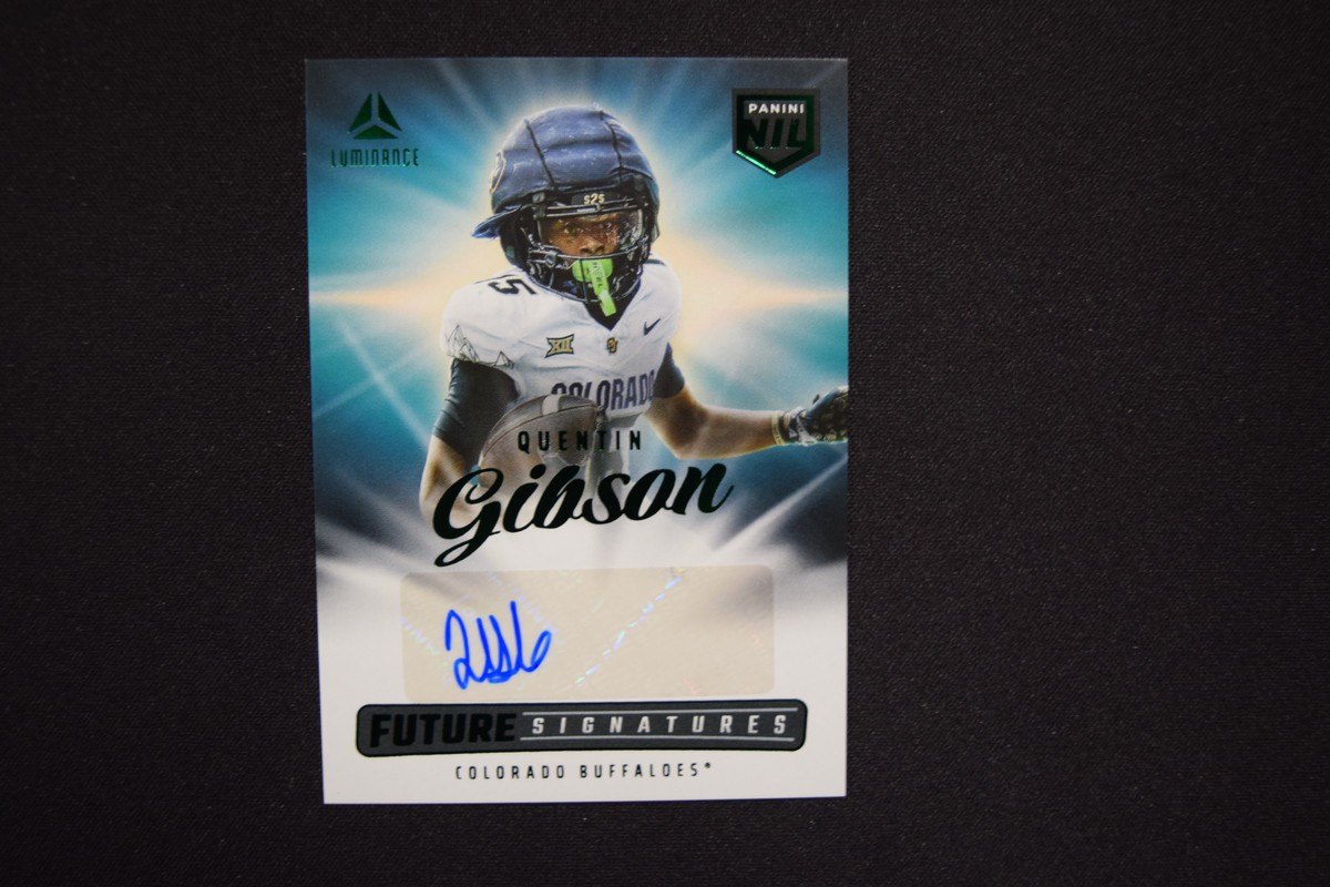 Quentin Gibson 2025 Panini Luminance Future Signatures Autograph NIL Colorado