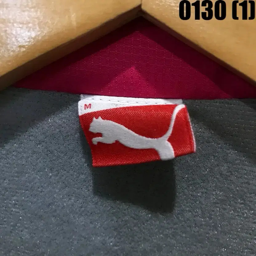 Puma Windbreaker Jacket Gray/Pink Men's Size M Lightweight Coat thumbnail 5