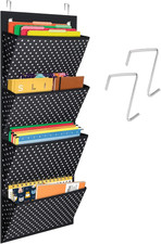 Hanging Wall Organizer, Wall Mount/Over The Door Office Supplies Filing Folde...