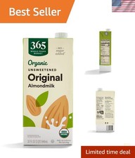 Nutrient-Rich 32 Oz Organic Unsweetened Almond Milk - Perfect Dairy Alternative
