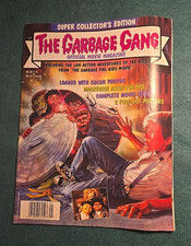 Garbage Gang Official Movie Magazine 1987 Garbage Pail Kids w/Poster Vintage