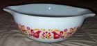 VTG PYREX FRIENDSHIP BIRDS 2 1/2 QUART CINDERELLA MIXING BOWL 443 OVENWARE USA