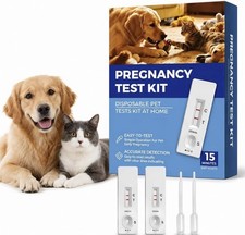 LBO 2 Pack Dog Cat Pregnancy Test Kit Urine Strips At Home 15 Min New