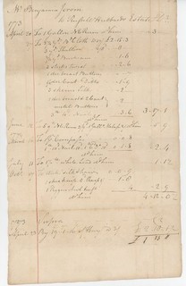 Benjamin Jerrom Colonial & Revolutionary Era CT Merchant Ledger 1773 1774