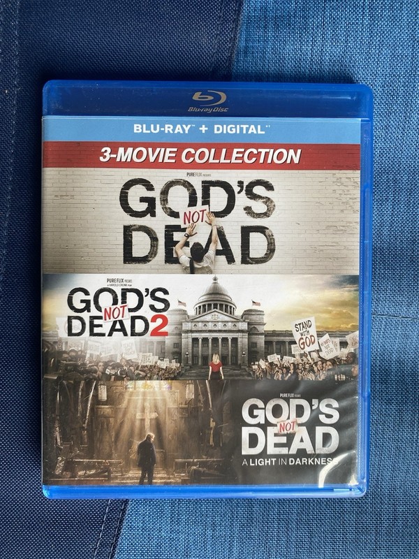 God's Not Dead: 3-Movie Collection Blu-ray No Digital LIKE NEW Melissa Joan Hart
