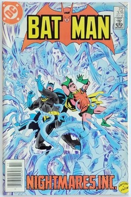 Batman #376 Newsstand (1984) Nocturna's Nightmares, Inc. Scare-for-Hire Parties
