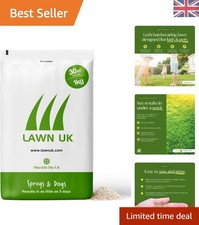 Natural Hardwearing Lawn Seed - 1kg, Quick Germination for Family-Friendly Yards 21.99 per kilo