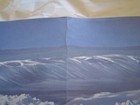 COLORADO SKI COUNTRY POSTER 1967 birdseye map 30x21 GOOD + or better tack holes — photo 10