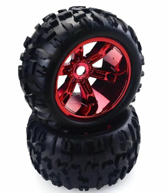 ZD 2pcs 3.6 Inch 150mm Monster Truck Wheels 1/8 Rim and Tire ZD 2pcs 3.6 Inch 150mm Monster Truck Wheels 1/8 Rim and Tire