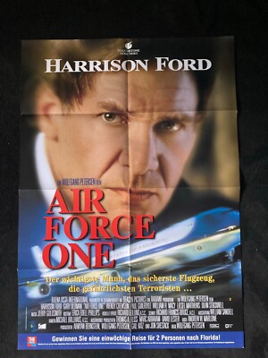 Original deutsches Videothekenposter Poster Air Force One Harrison Ford