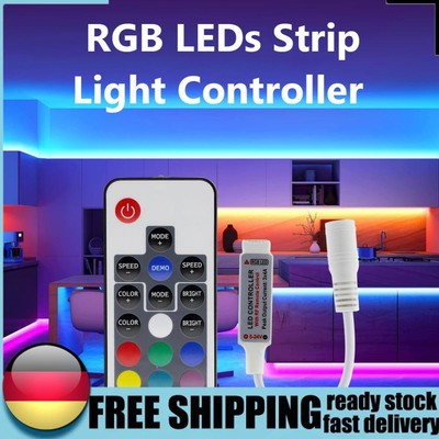 17 Keys LED Lighting Controller RF Wireless Remote Control Easy Use for Home Bar