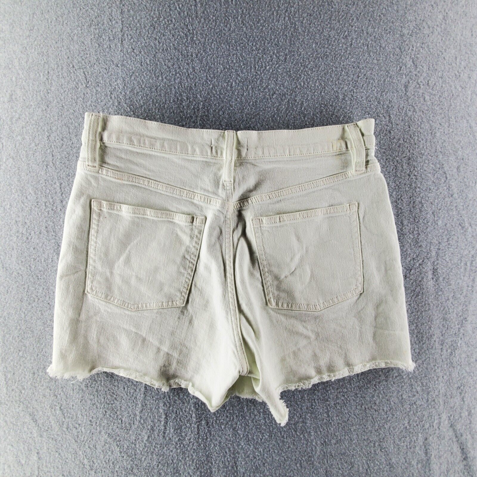 J. Crew Jeans White Distressed Cutoff Exposed But… - image 2