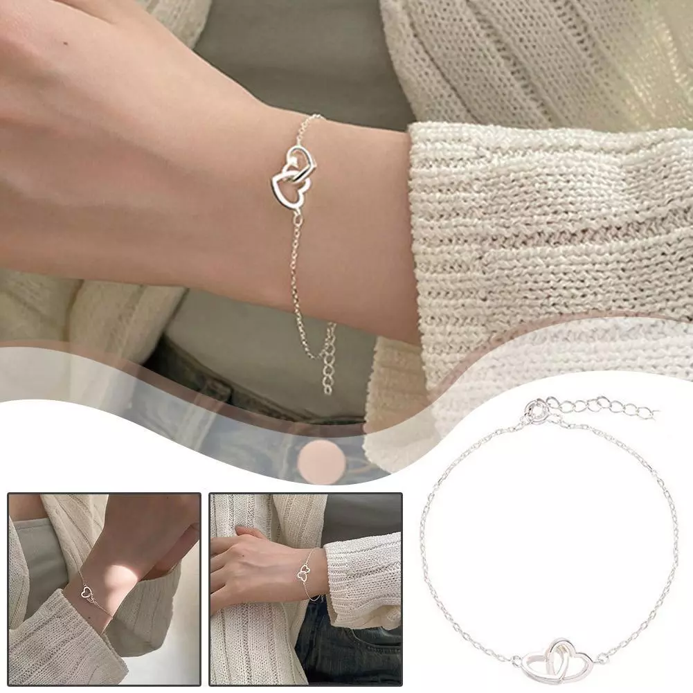 Adjustable clearance silver bracelet
