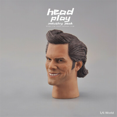 1:6 Jim Carrey Head Sculpt Carved Fit 12in Male TBL Action Figure Doll Body Toy