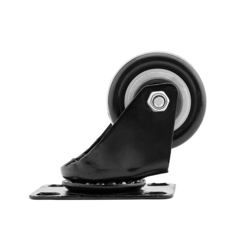 4 PCS 1.5 inch Heavy Duty Caster Wheels Polyurethane PU Rubber Swivel Casters... - Picture 7 of 8