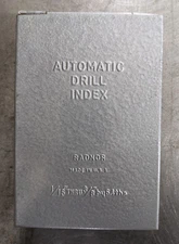 Radnor Fractional Drill Index 1/16 to 3/8 by 64ths 21 Holes USA Holder 21A