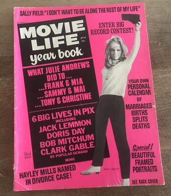 MOVIE LIFE YEAR BOOK #42 1968 FN NANCY SINATRA  ANGIE DICKINSON STAR TREK