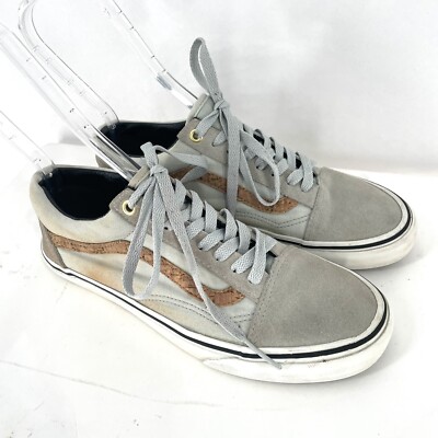 Vans TB9C Tan Lace Up Shoes Mens Size 7 Womens 8.5 Low Skate Sneakers