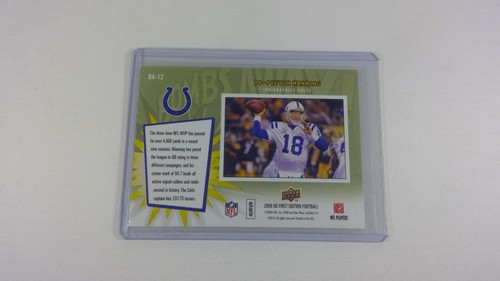 Bombas de cubierta superior Peyton Manning #BA-12 Colts - Imagen 2 de 3