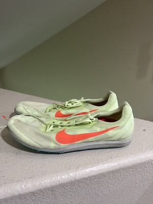 NIKE Zoom Rival D 10 Barely Volt Mid Distance Track Spike Shoes Mens 13