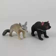 Yowie Numbat & Tasmanian Devil Animal Figures Models Toys (2 Pcs)