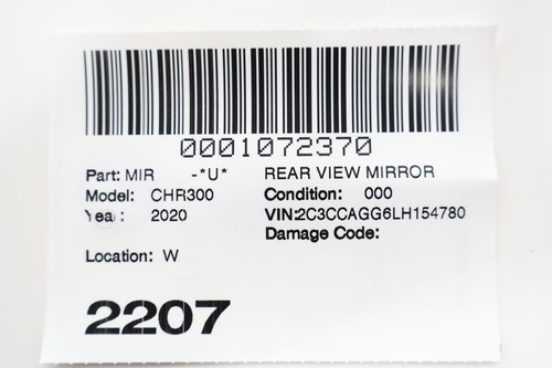2017 - 2023 CHRYSLER 300 FRONT WINDSHIELD REAR VIEW MIRROR OEM 68324976AA - Bild 15 von 15