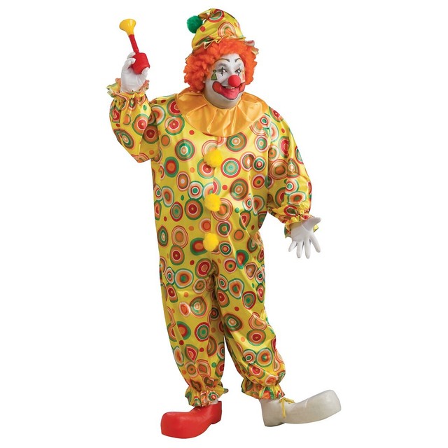 Jack The Jolly Clown Plus Size Halloween Costume for Adults for sale
