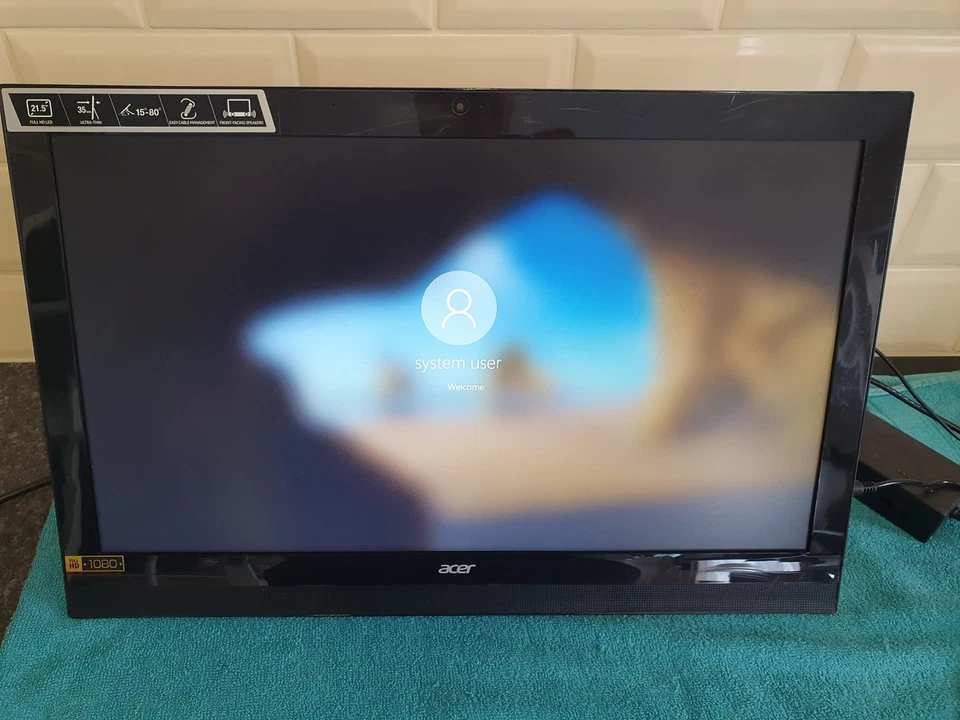 Acer Aspire Z1-622 DQ.SZVEK.004 AIO Pentium N3700 1.6 GHz - 4 GB - HDD 1 TB - Image 2 of 4