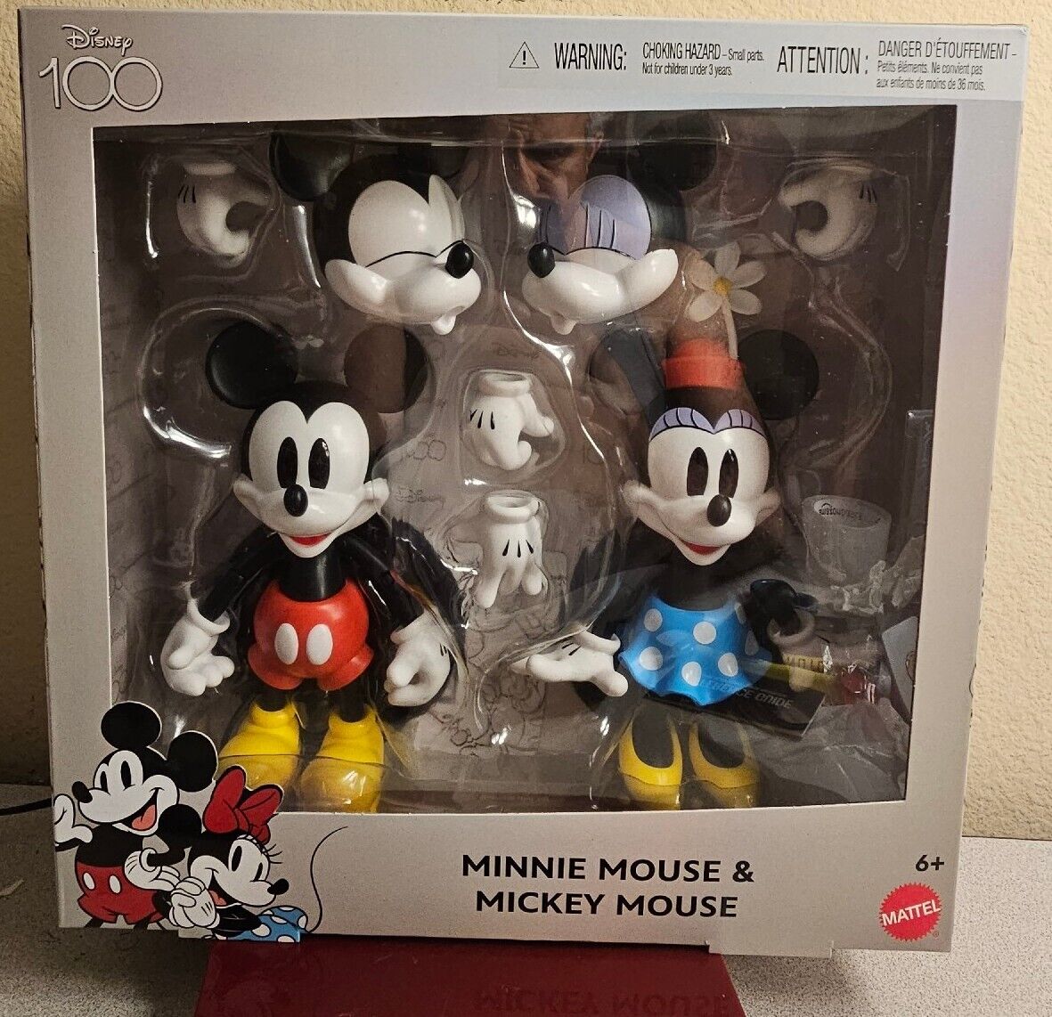 Disney 100 Collectible Figures Mickey Mouse & Minnie Mouse