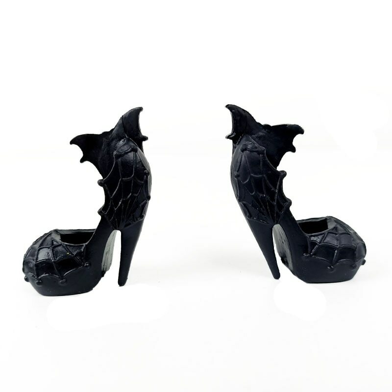 Black  Fashion Doll Shoes for Monster Demon Doll Heel Sandals Shoes 1/6 eBay