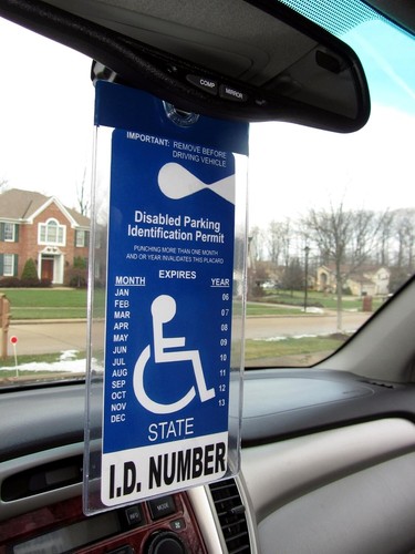 MirorTag Silver: Easy Handicap Parking Placard Holder with Strong Magnet & Hook - Picture 8 of 12