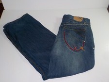 VINTAGE Y2K ROCAWEAR BAGGY JEANS EMBROIDERED Mens 38