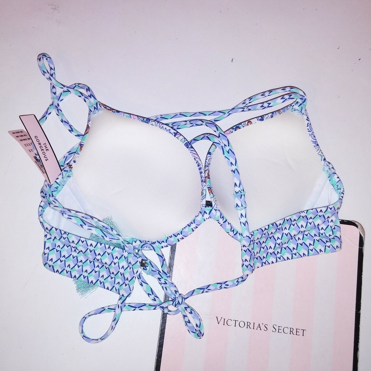 Haut De Bikini Victoria‘s Secret – Tassel Bling – 34A – Neuf Avec étiquettes
