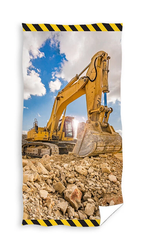 CARBOTEX Bagger Badetuch Handtuch Strandtuch 70 x 140 cm