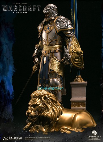 DAM TOYS WOW Llane Wrynn I Warcraft King Llane Resin Statue In Stock In Box - Picture 9 of 12