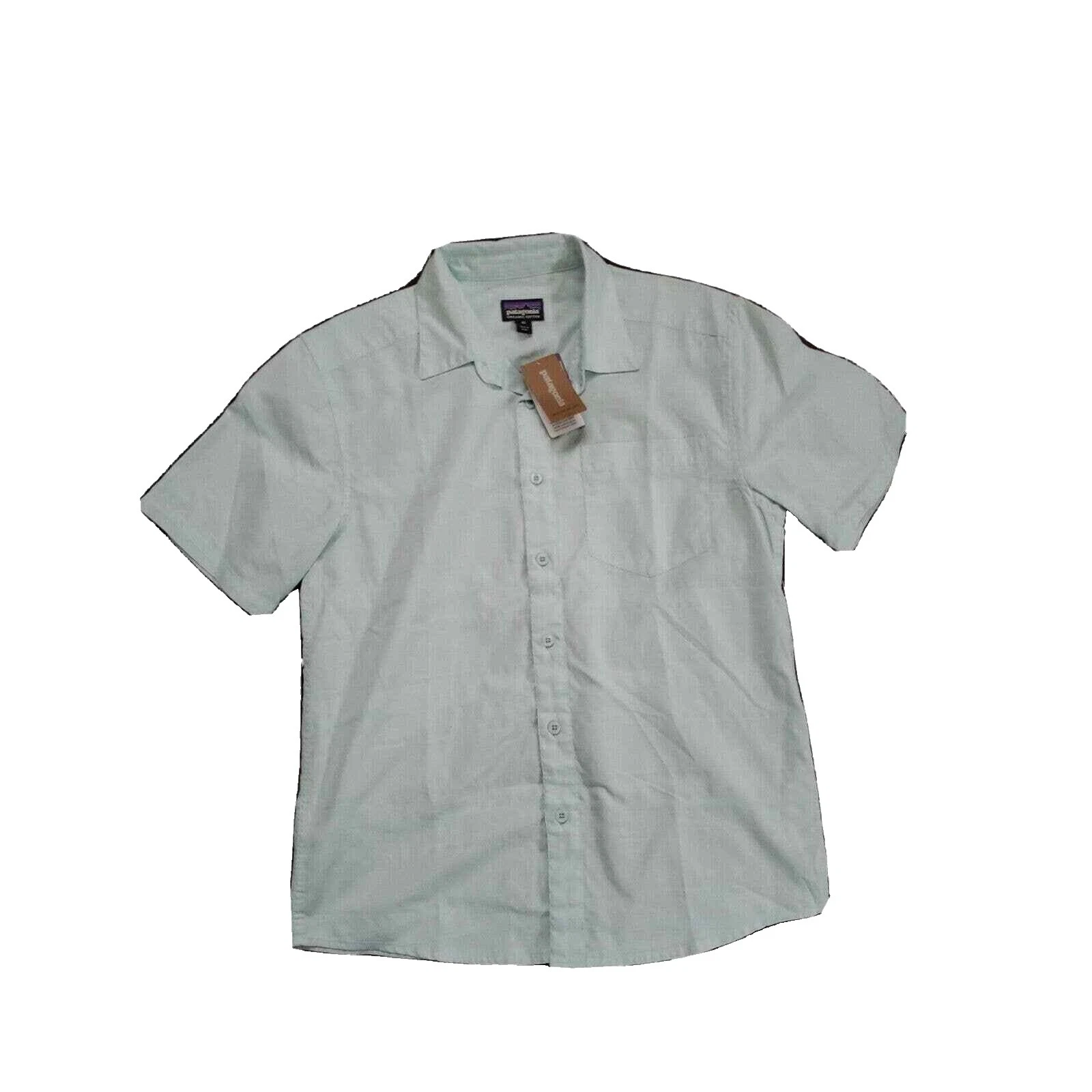 Patagonia 纯色棉休闲纽扣衬衫男士