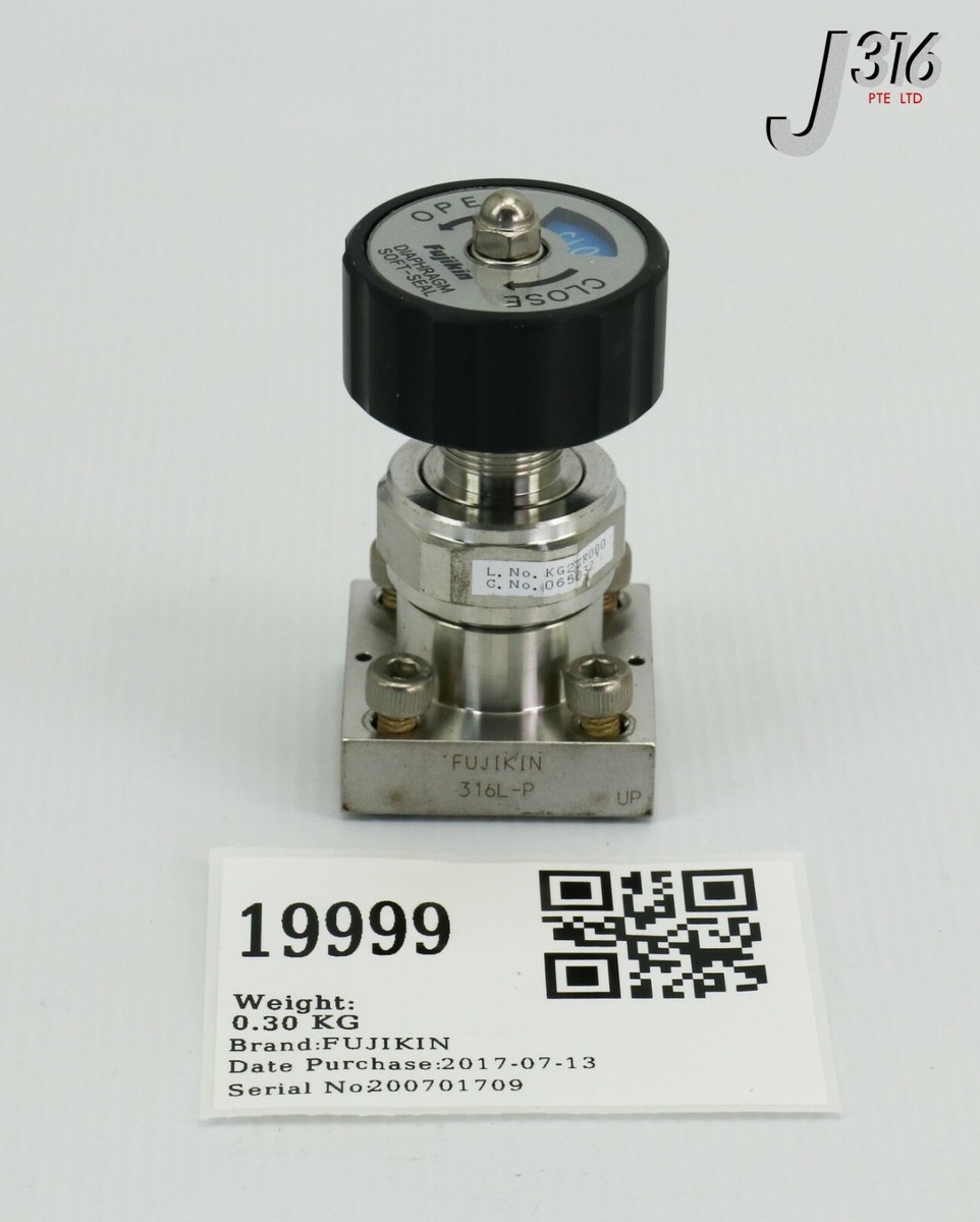 19999 FUJIKIN DIAPHRAGM SOFT-SEAL VALVE 065032 | eBay