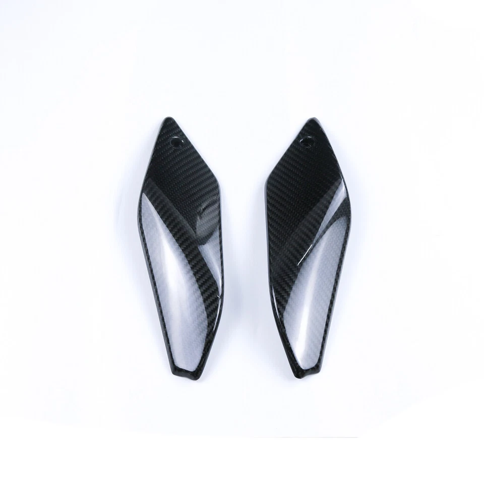 Panel de cubierta de cuadro medio lateral de tanque Duke 2012-2018 fibra de carbono real para KTM 690  Foto 2 de 4