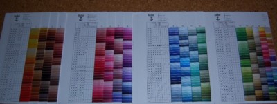 Stickgarn Sticktwist Spaltgarn Anchor 100 % Baumwolle Farbe 1 - 90 1 Strang