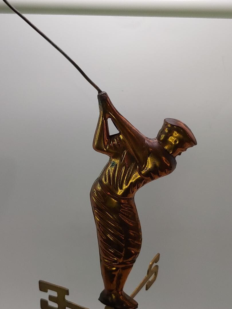 Weathervane Golfer Copper 24" Tall 9" Wide eBay