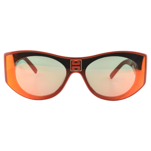 NEW!! GIVENCHY GV40014I 66U *3 A 142-0-135 Red Women Full Rim Wrap Sunglasses - Picture 3 of 7
