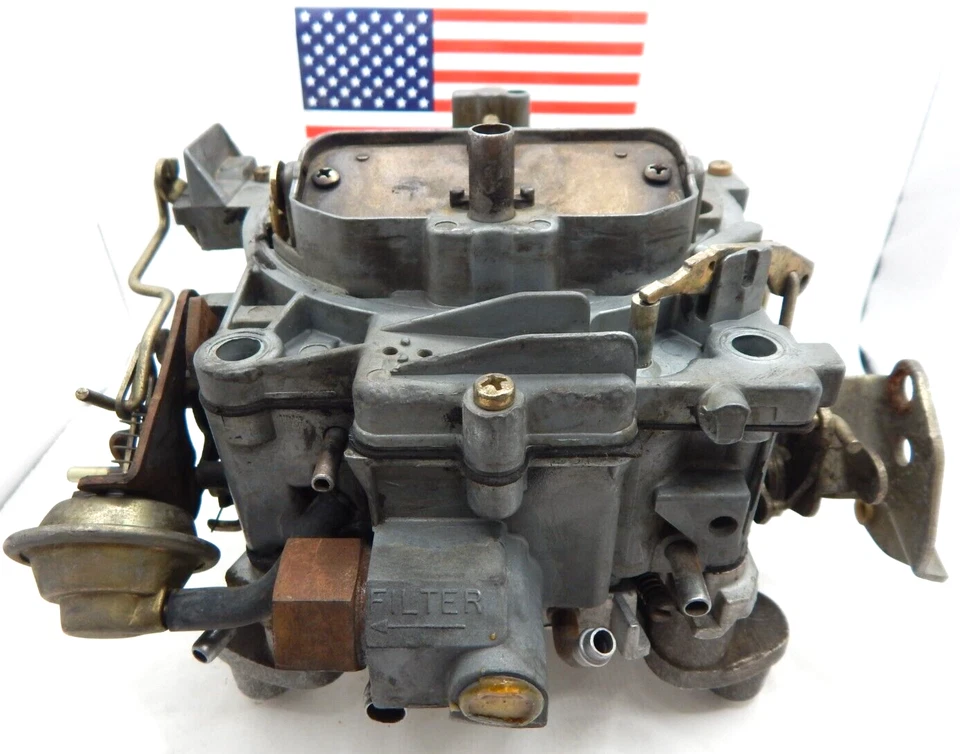 Carburador Rochester QuadraJet de colección 4 barriles núcleo reconstruible 4414 Foto 3 de 4