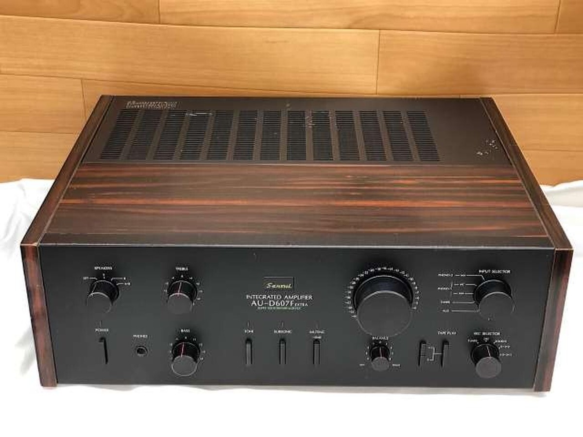 SANSUI AU-D607F EXTRA Stereo Integrated Amplifier Working SANSUI AU-D607F EXTRA Stereo Integrated Amplifier Working