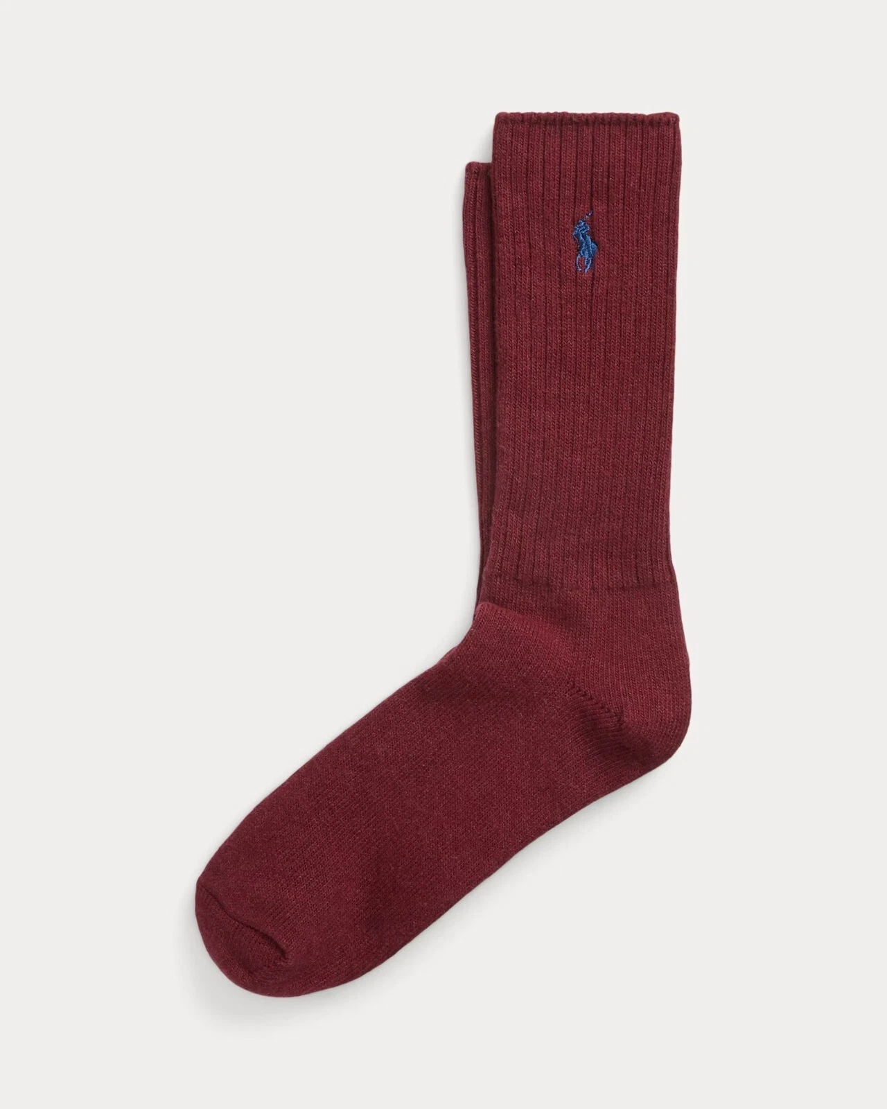 Polo Ralph Lauren MEN's Cotton Rib Crew Socks, Size LARGE