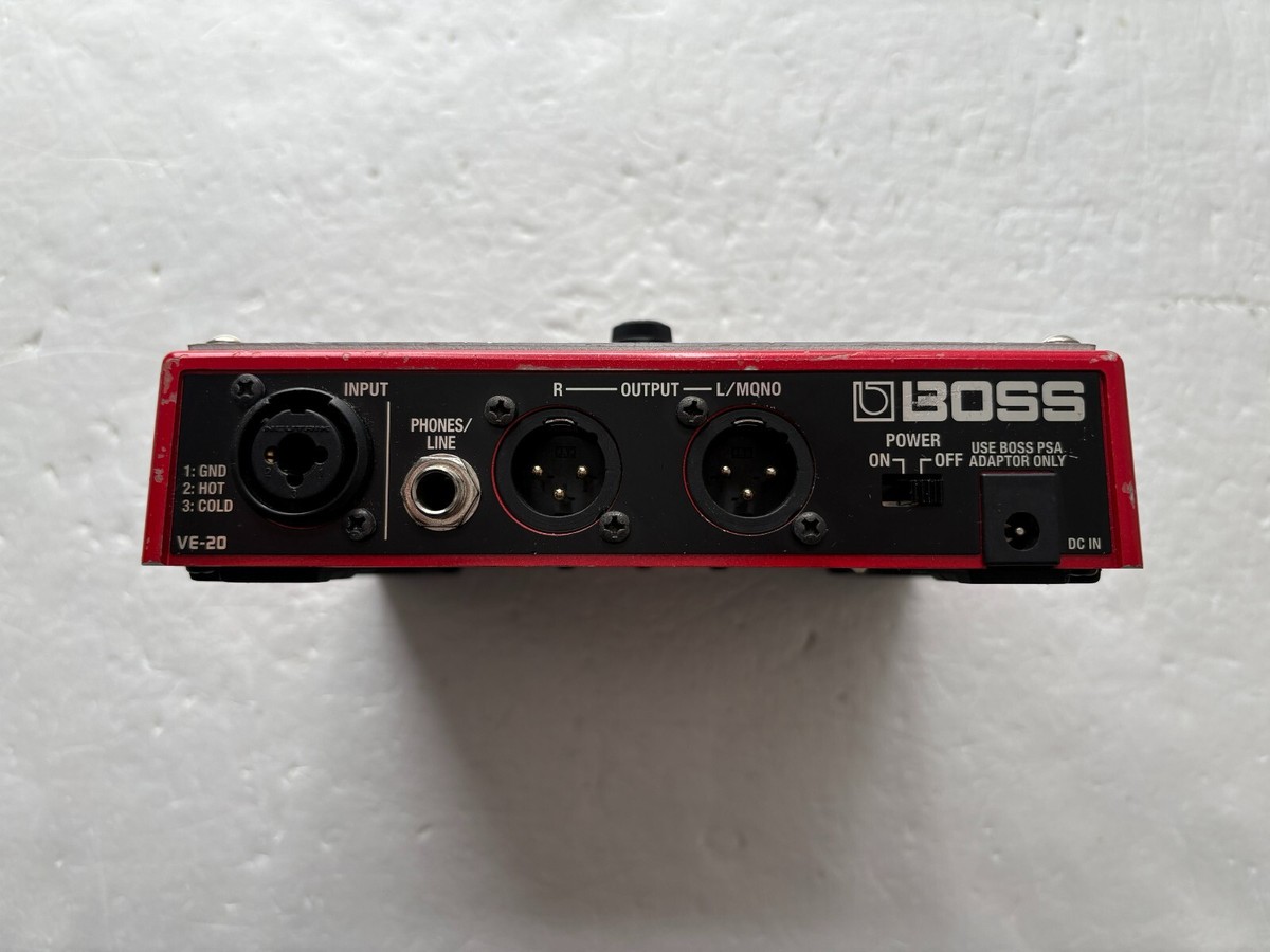 Boss VE-20 Vocal Guitar Effect Pedal with Adapter Used from