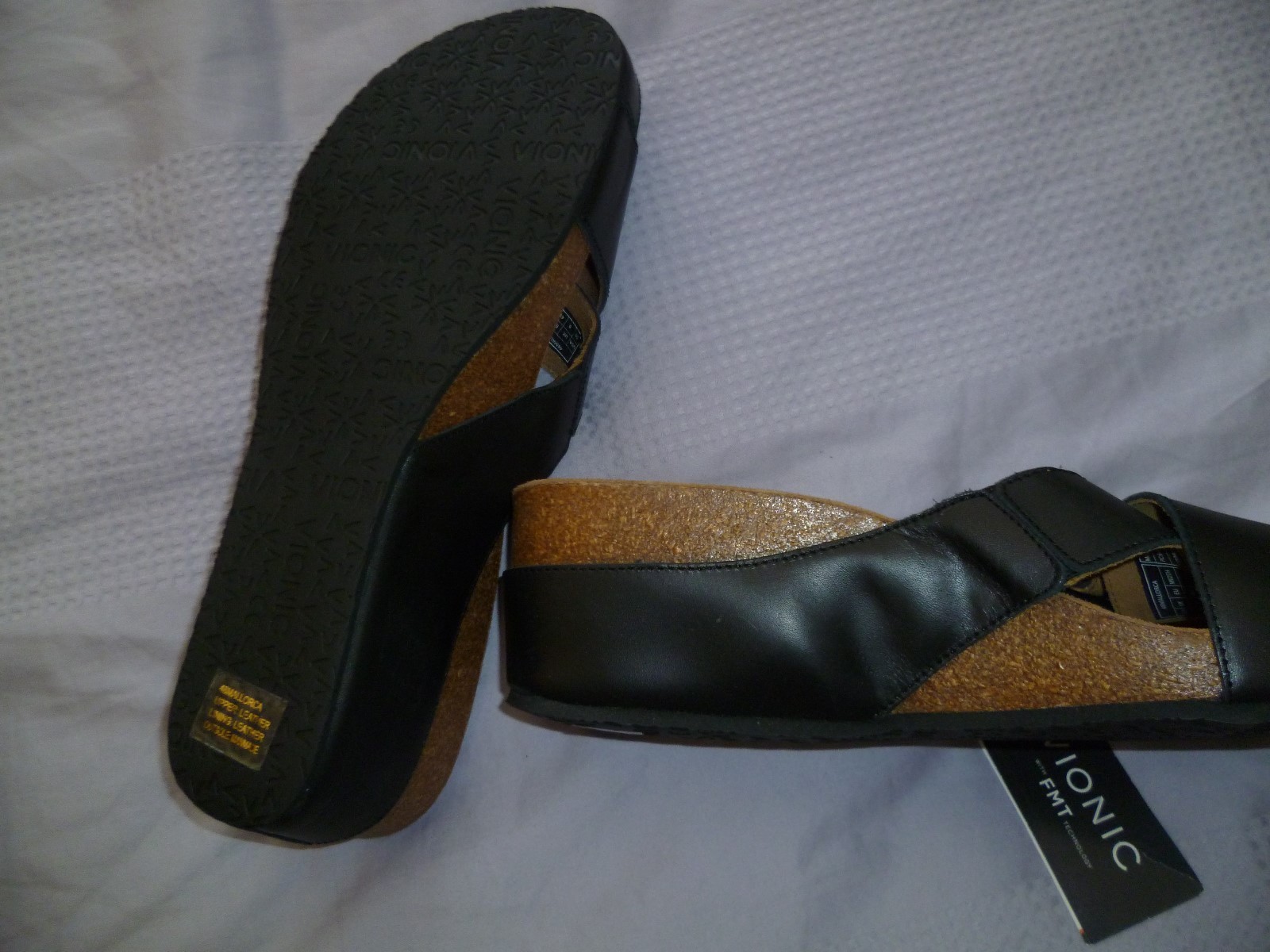 Vionic con Orthotic mallorc in Pelle con Vionic Zeppa Sandalo Con FMT (41) nero-prezzo consigliato + 0ca50b Vionic con Orthotic mallorc in Pelle con Vionic Zeppa Sandalo Con FMT (41) nero-prezzo consigliato + 0ca50b